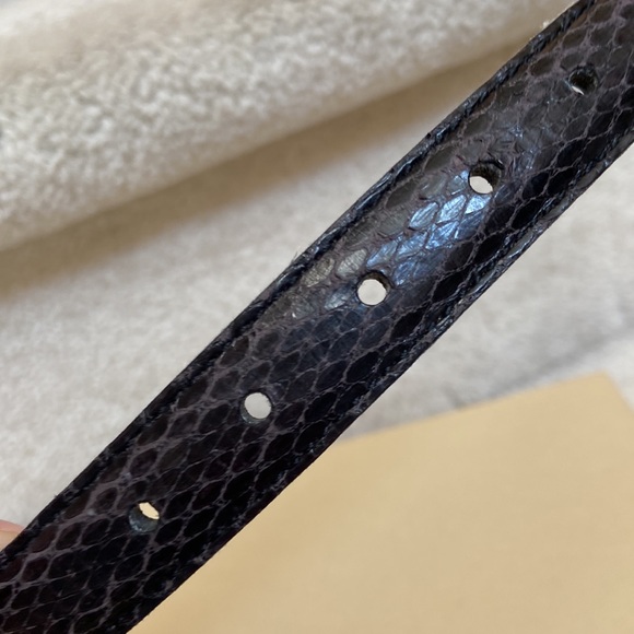 genuine snakeskin belt / leather belt - Picture 12 of 13